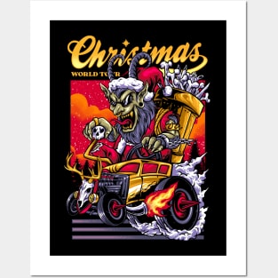 krampus rider Posters and Art